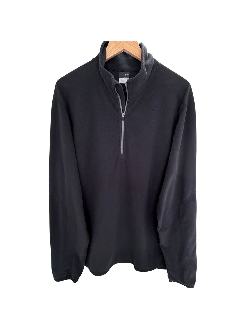 Nike Therma Fit Quarter Zip Pullover Mens XXL Black Fleece Athletic Jacket